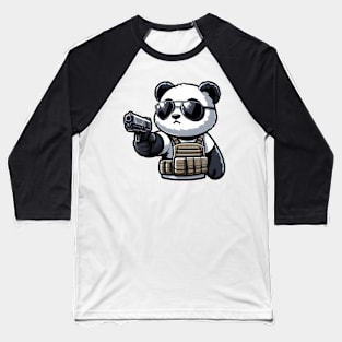 Tactical Panda Baseball T-Shirt